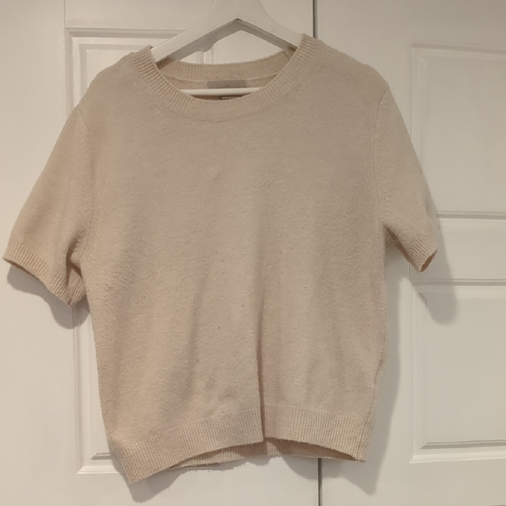H&M Cream Crew Neck Sweater